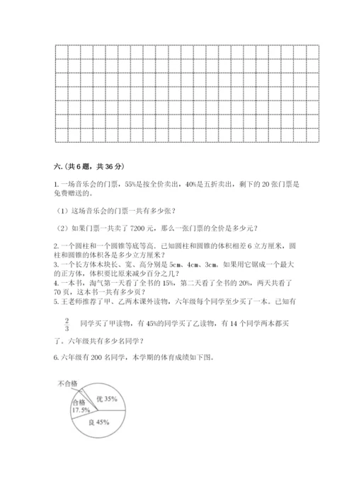 苏教版数学六年级下册试题期末模拟检测卷（考点精练）.docx