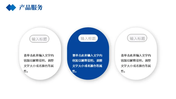 商务蓝企业介绍产品宣传通用PPT模板