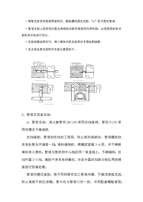 喷丝板产业化项目给排水及采暖施工组织方案