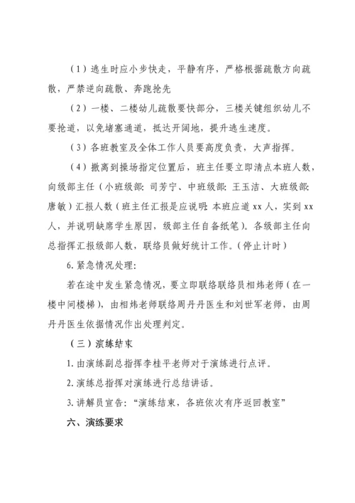 幼儿园防震演练活动专项方案.docx