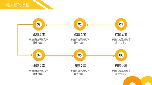 黄色渐变几何工作总结汇报PPT模板