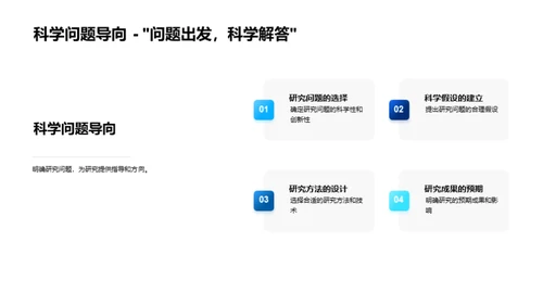 科研探索之路