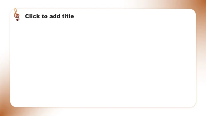 棕色3D风音乐课件教学设计公开课PPT主题模板
