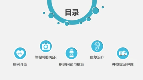 脊髓损伤术后护理查房通用PPT模板