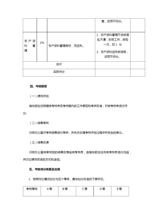 销售部考核方案.docx