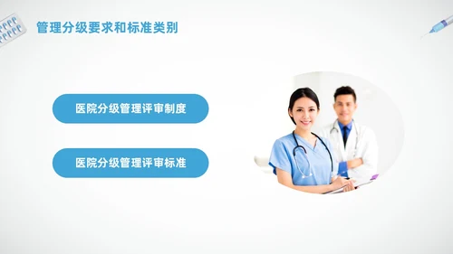 蓝色简约护理质量标准管理PPT模板宣传PPT动态PPT质量管理