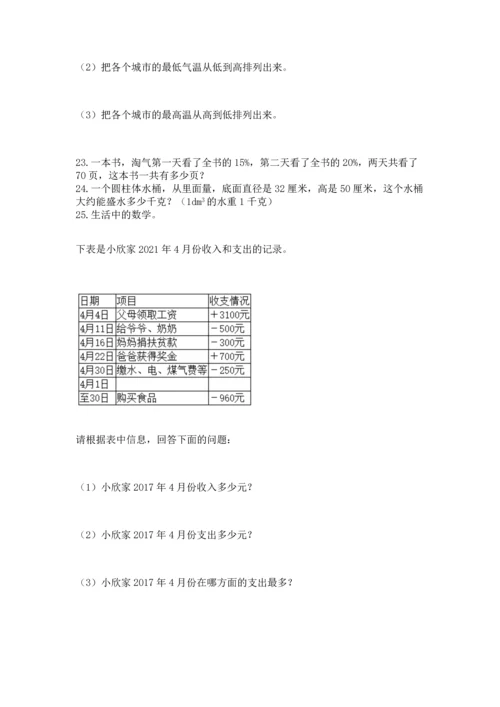 六年级小升初数学应用题50道及完整答案（夺冠）.docx