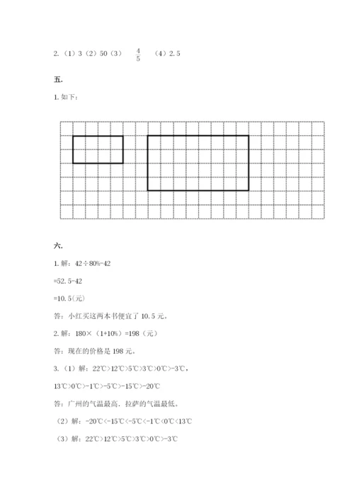 冀教版小升初数学模拟试题附完整答案（夺冠）.docx
