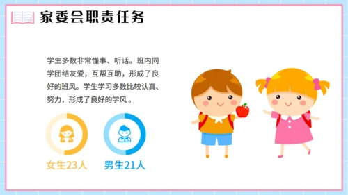 学校家长委员会通用PPT模板