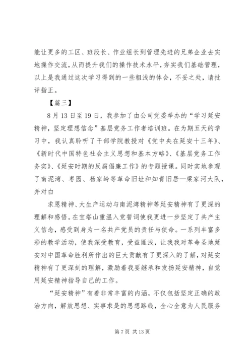 学习延安精神心得体会五篇 (2).docx