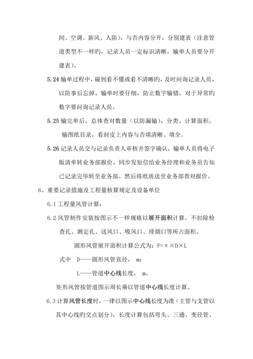 通风防排烟图纸统计规定工程部-----李海磊.docx