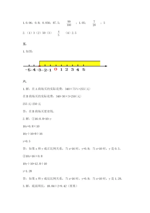 海南省【小升初】2023年小升初数学试卷（易错题）.docx