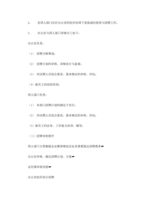 聘用管理制度.docx