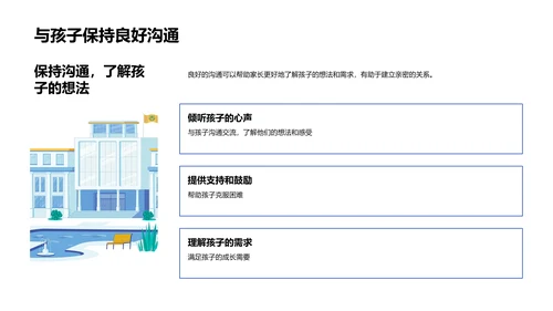 孩子教育的家长引导PPT模板