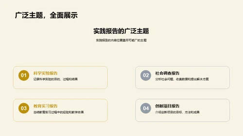 实践报告精要