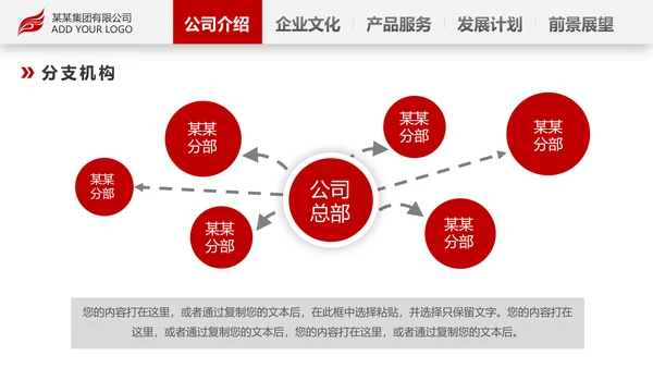 红色简约企业宣传企业简介公司简介PPT模板