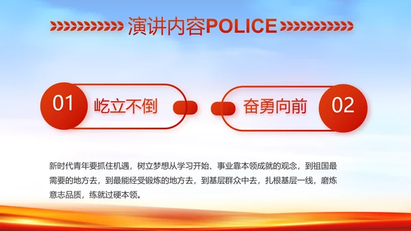 新时代辅警公安警察工作总结动态PPT
