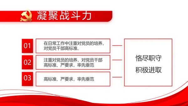 红色党建党支部工作总结汇报计划PPT党课