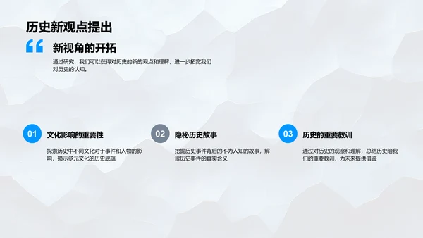历史学开题答辩PPT模板