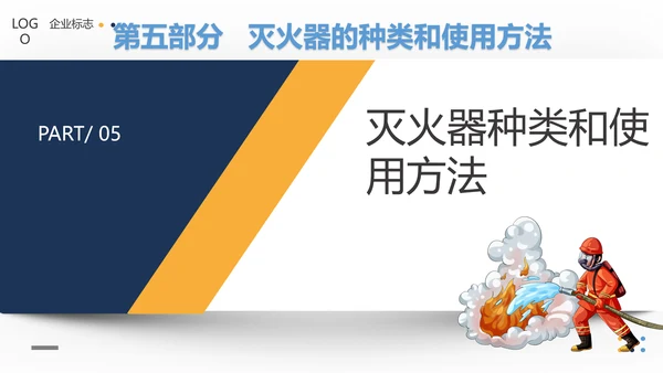 火警119商场超市消防安全知识培训PP模板