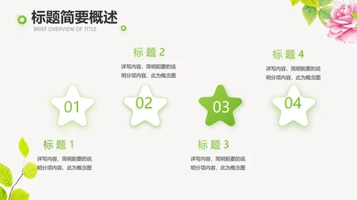 绿色水彩风春天约会旅游相册动态PPT