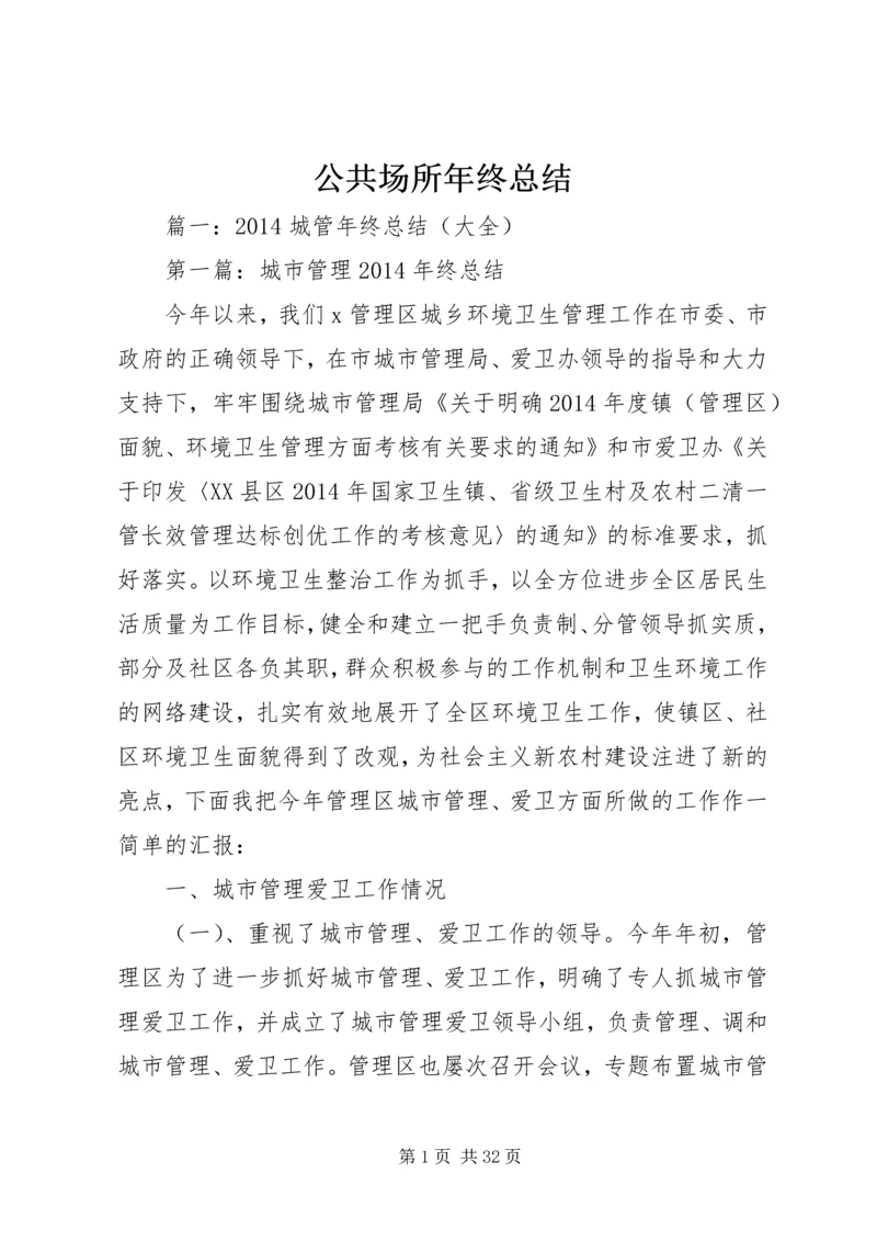 公共场所年终总结.docx