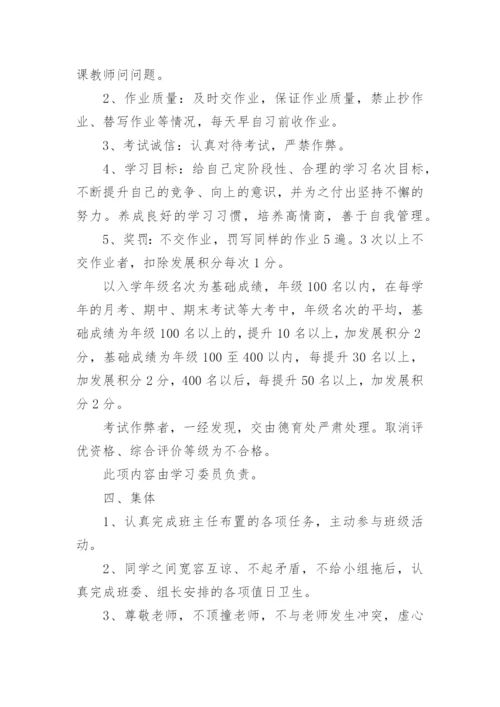 高中班级管理制度优秀.docx