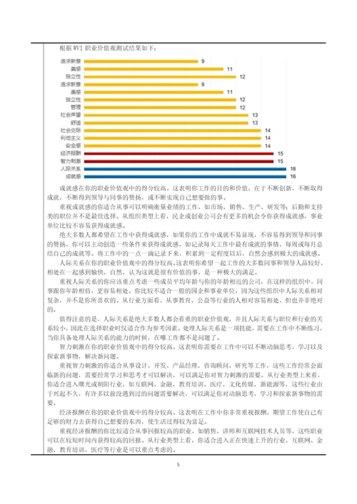 13页10000字软件技术专业职业生涯规划.docx