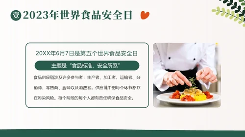 食品安全日食品安全五项基本行为准则PPT课件食品安全宣传周