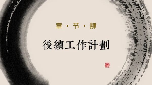 简约中国风水墨毛笔笔刷工作总结汇报PPT