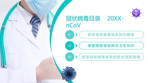 关于如何预防新型冠状病毒知识解读PPT