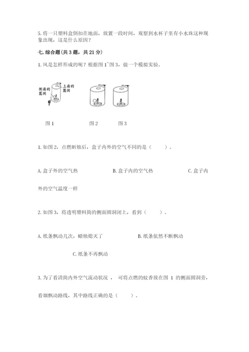 教科版小学三年级上册科学期末测试卷【模拟题】.docx