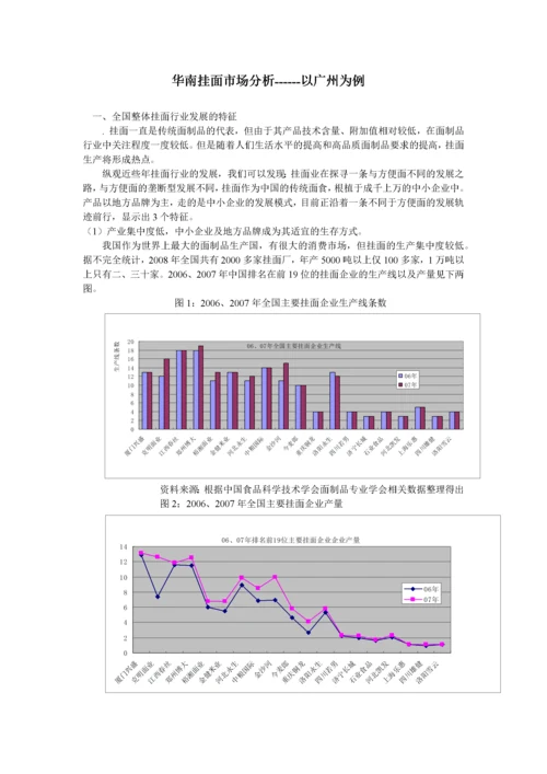 华南挂面市场分析.docx