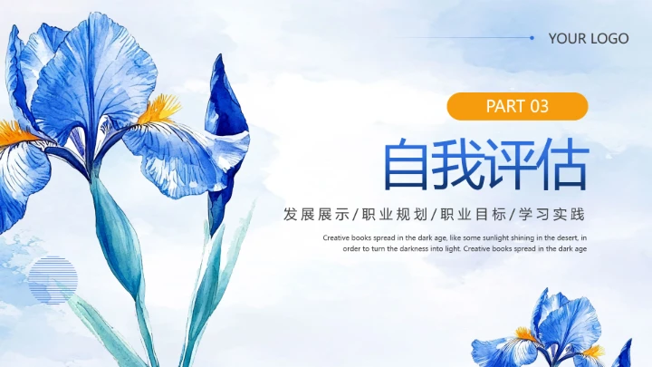 通用版大学生职业生涯规划发展展示（营销岗位）PPT