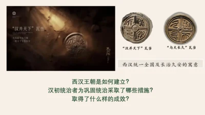 第11课 西汉建立和“文景之治” 课件 统编版（2024）七年级历史上册