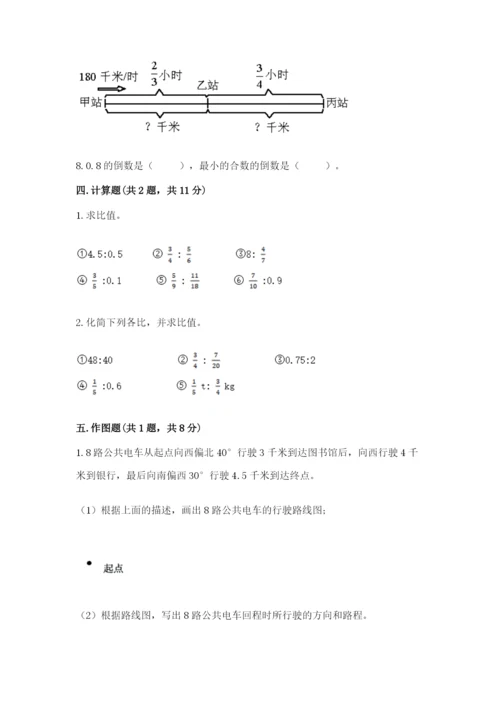小学数学六年级上册期末测试卷及答案【夺冠系列】.docx