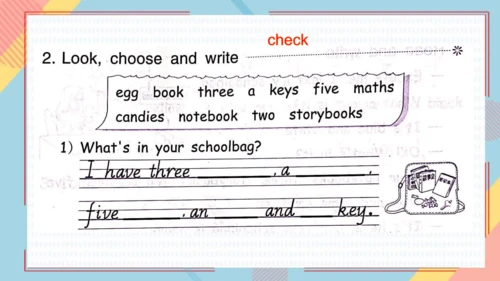 Unit 2 My schoolbag Part B Read and write 课件 （共18张