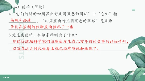 统编版四年级下册期末复习：语文课内阅读专项 练习课件