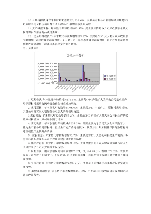 某公司财务报表及财务分析报告.docx