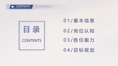 简历面试自我介绍岗位竞聘演讲PPT
