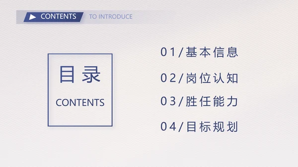 简历面试自我介绍岗位竞聘演讲PPT