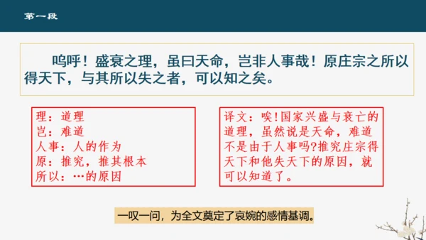 欧阳修《五代史伶官传序通用PPT模板》