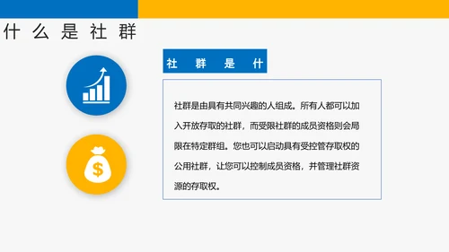 简约商务风社群运营玩法介绍PPT模板