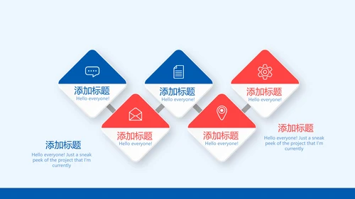 蓝色医疗心脏动态PPT