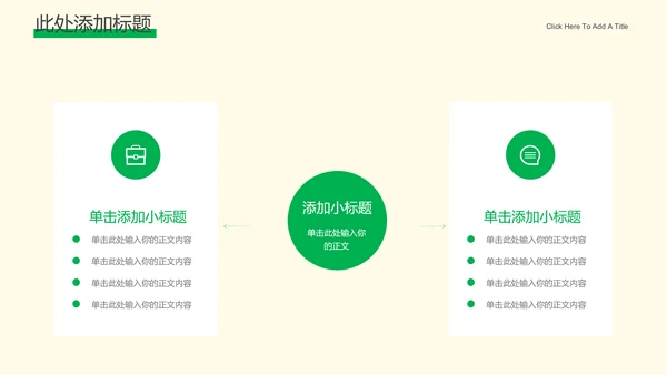 绿色简约生态行业通用PPT演示模板