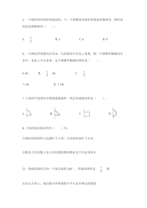 苏教版数学小升初模拟试卷【重点】.docx