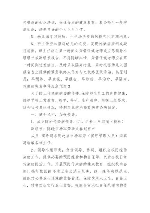 传染病突发事件应急预案.docx