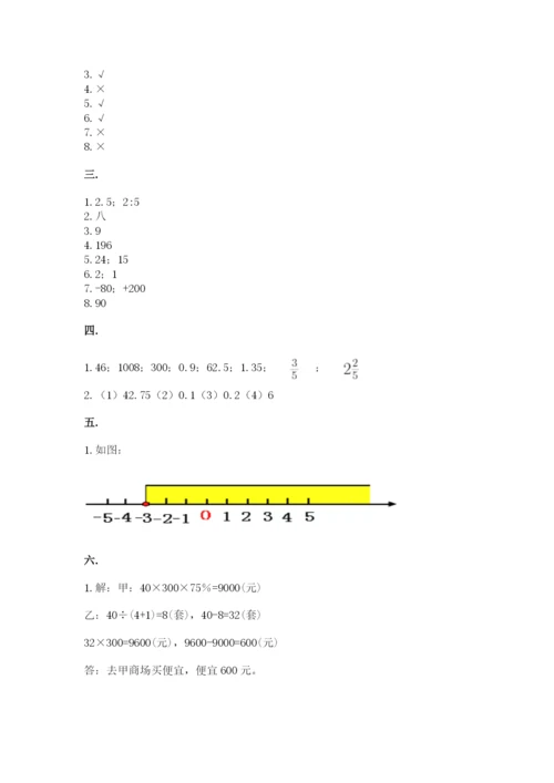 贵州省【小升初】2023年小升初数学试卷精品（达标题）.docx