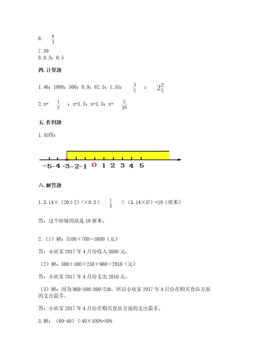 海西蒙古族藏族自治州小升初数学测试卷必考题