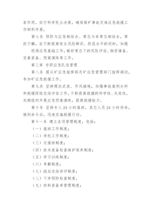 蓝天救援队规章制度.docx
